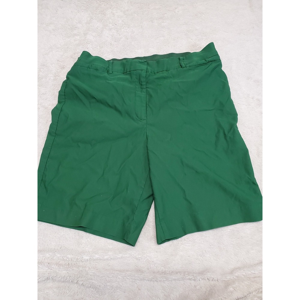 Lane Bryant Kelly Green Bermuda Shorts 16 Summer Casual Basic Simple Boho Beach